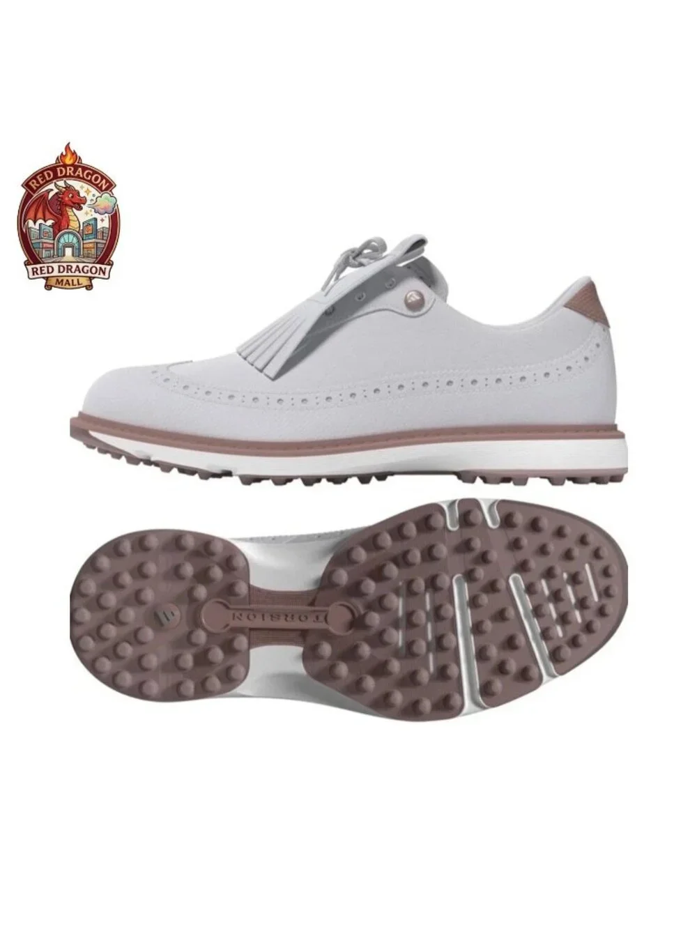 Adidas MC Zoysia Spikeless Golf Grey Gum White Shoes IH5993 - Women's Size 7.5